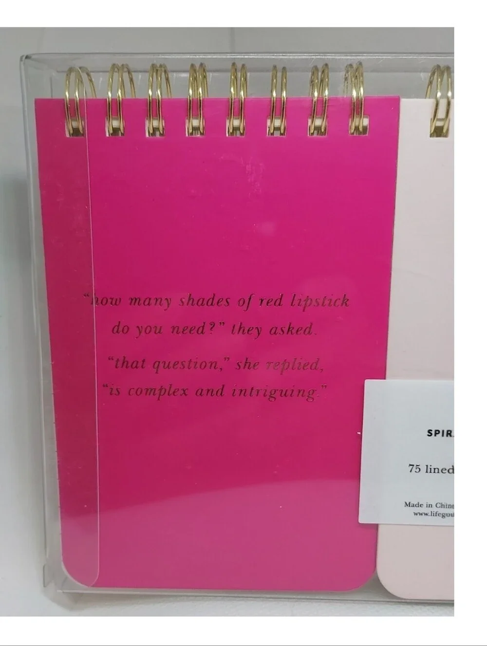 Kate Spade Striped Pen & 3 Pcs Inspirational Note Pad Set NWT